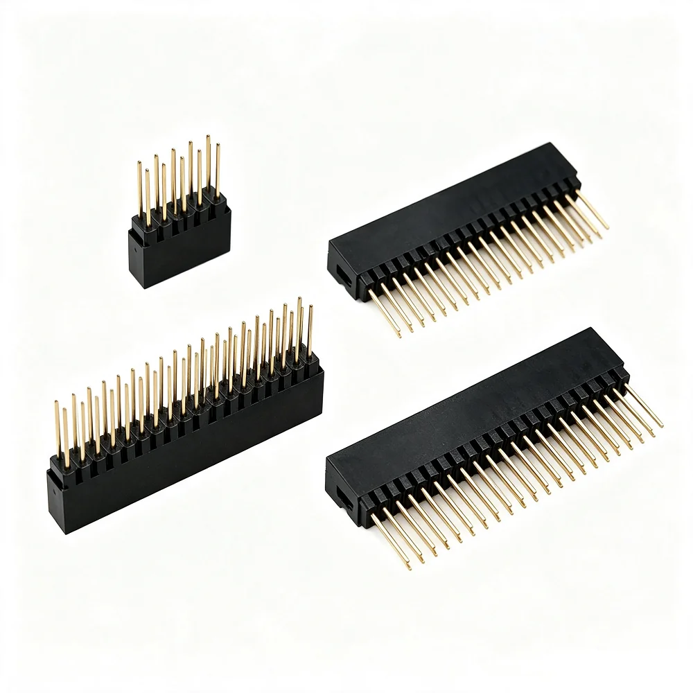10 stücke PC104 2,54mm 2X5P/10P/13P/16P/20P/25P/32P/40P Android Weibliche Dual Reihe Gerade PH11mm Pin 12mm Industrielle Header Buchse
