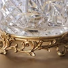 Brass Candy Jar French Crystal Transparent Glass Storage Box Hand-carved Exquisite Sugar Jar Livingroom Home Decor Ornaments 5