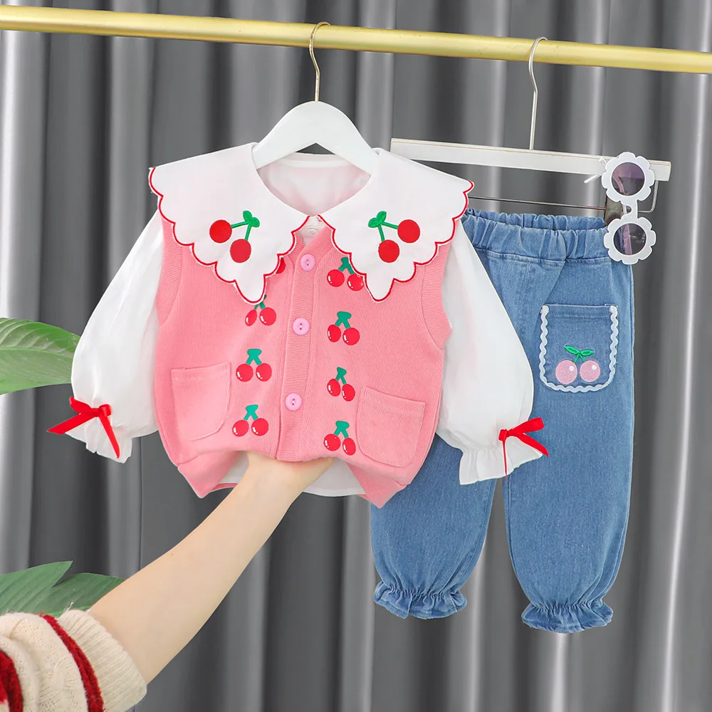 

Children Clothing Set Flower Tops Pants Baby's Sets Kids Autumn Girl Outfit Sports Suit Set Toddler Girls Set Child Suit Clothes