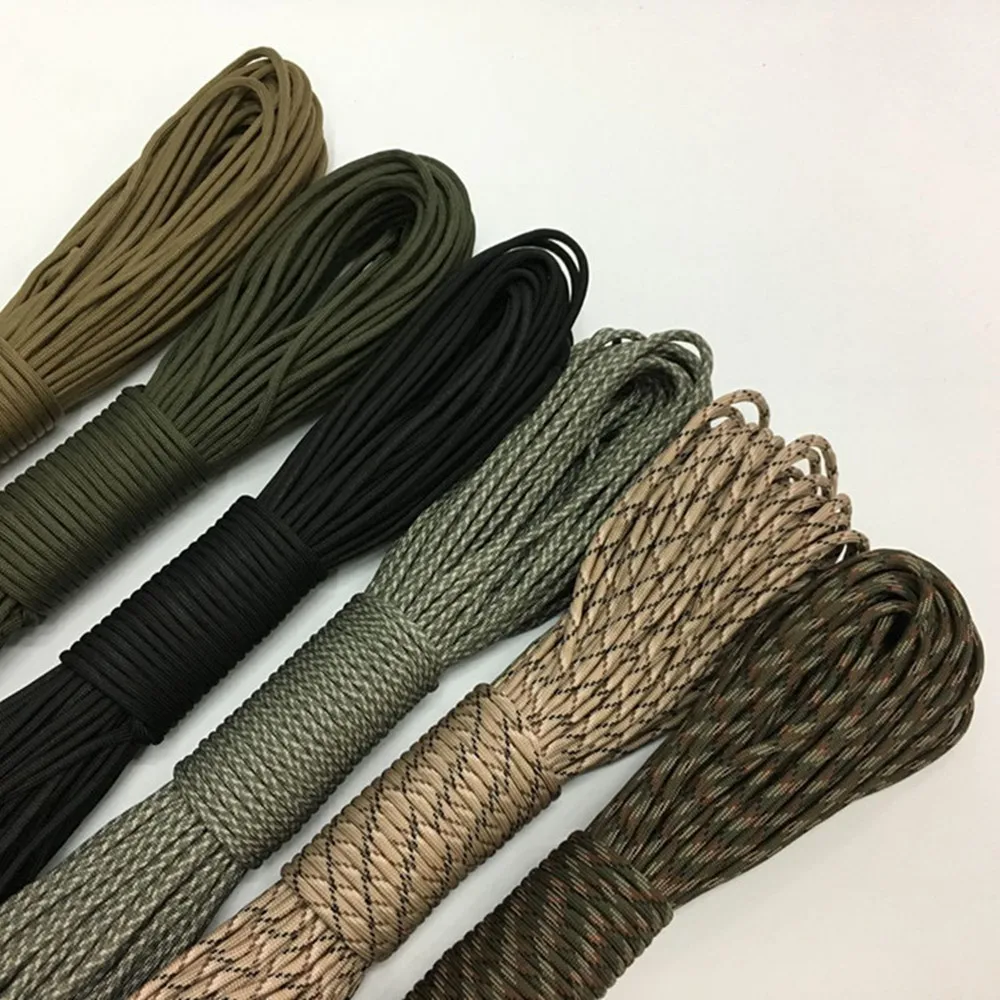 5M550MilitaryParacord7Strand4mmTacticalParachuteCordCamping
