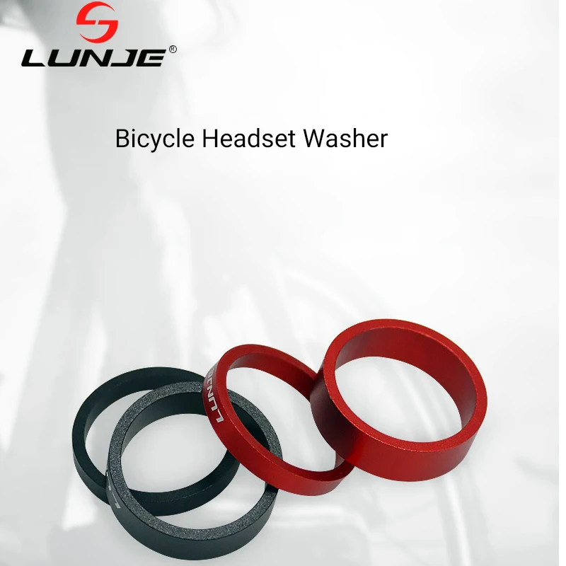 Bicycle Headset Aluminum Alloy Bike Headset Washer 5/10mm Front Fork Washer Handlebar Spacers Ring Gasket for 28 6 Front Fork