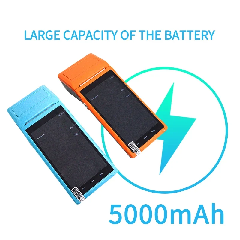 Q2i 안드로이드 복권 POS 단말기 (5000mAh 대용량 배터리, 5.5인치 터치스크린, 세금 등록용)