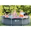 Lark Rustproof Fiberglass Frame Backyard Above Ground Swimming Pool with Filter Pump 1
