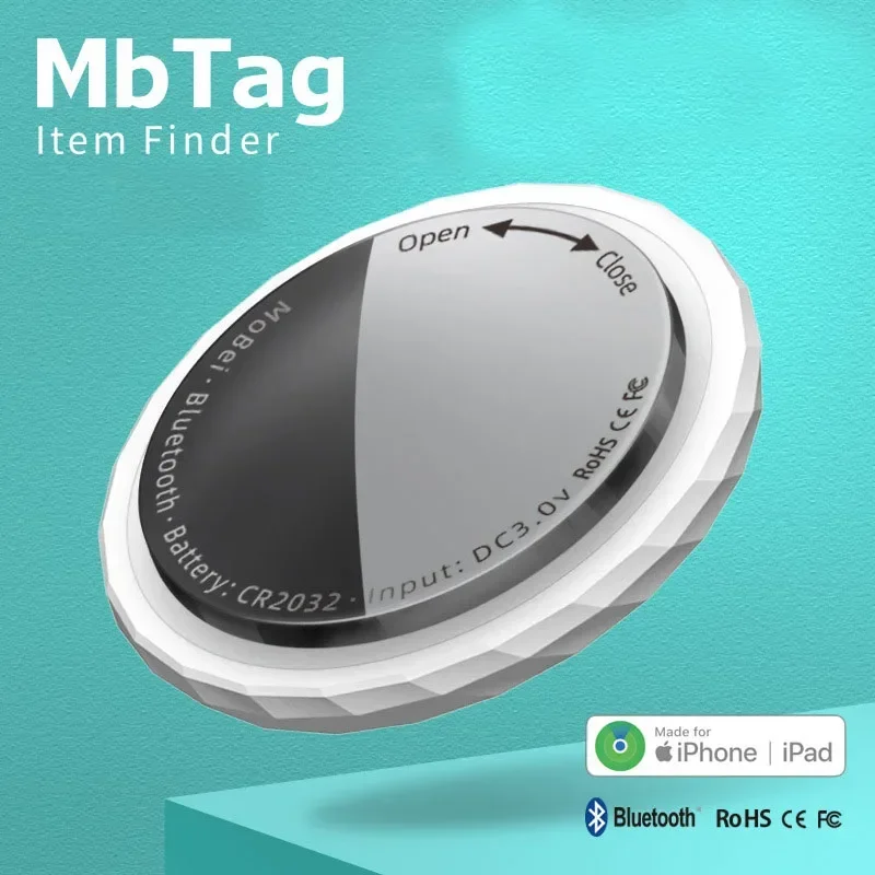 Mb Tag GPS Tracker MFI Certification Anti Lose Reminder Device Key Wallet Car Smart Air Tag Works With Apple Find My IOS System