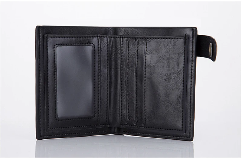 Punk-Stil, neu, 2025, Retro-Stil, Herren-Geldbörse mit Totenkopf-Kreuz, Clutch-Tasche, Kette, Nieten, Karten-Geldbörsen, Vintage-Rocker, multifunktionale Mini-Geldbörse – Detail 4