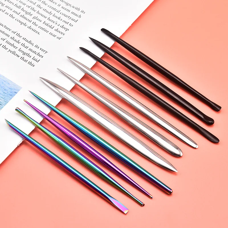 

Инструмент для работы с глиной из нержавеющей стали, керамический инструмент для моделирования, резьбы и тиснения, инструмент для моделирования, искусственные фигурки аниме, кукла