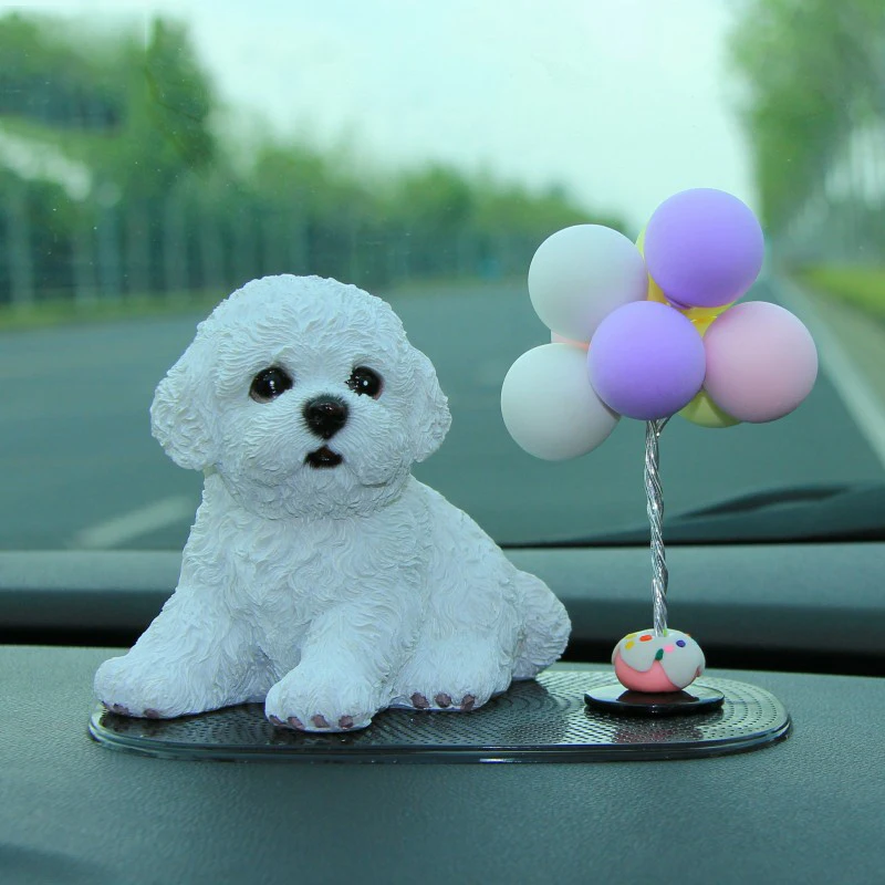 3D Resin Bichon Frise Model Silicone Mold Handmade Dog Plaster Ornament Gypsum Molds for Concrete Decor Crafts, Candle Making