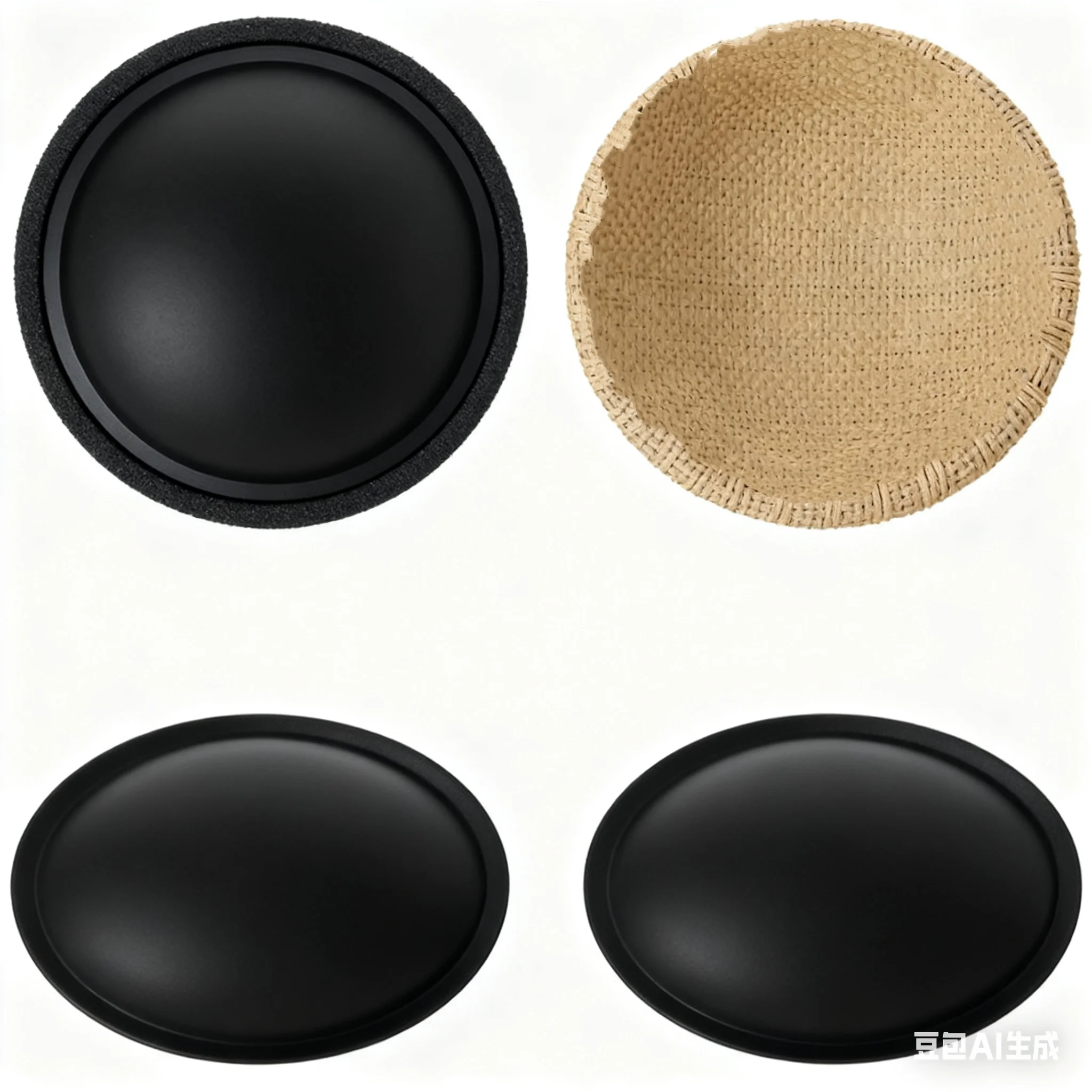 GARNITURE DE COUVERCLE cadre haut-parleur pilier acier argenté 2017-2022 2 pièces pour Honda CRV