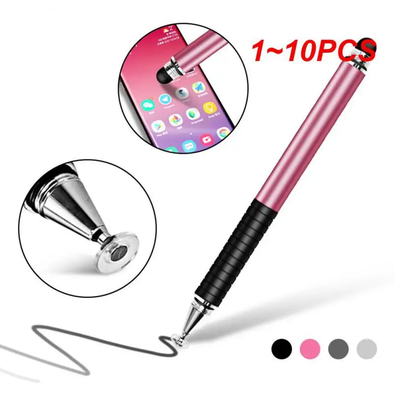 

Стилус для ipad Android 1 ~ 10 шт., емкостный сенсорный экран, ручка для письма, рисование, Мягкая головка для смартфонов