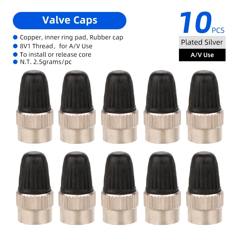 Dual-Function Copper Cap Nozzle with Valve Core Installation and Release