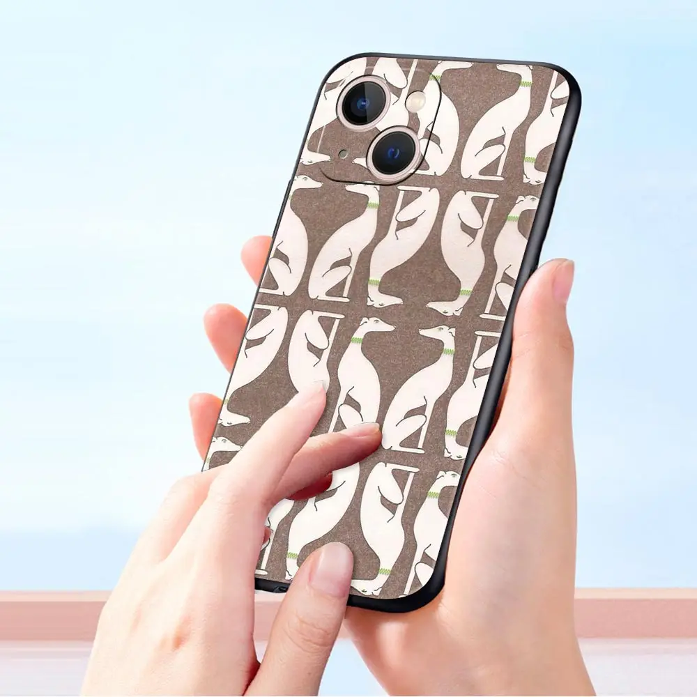 Galgo Greyhound Luxury Soft TPU Black Phone Case