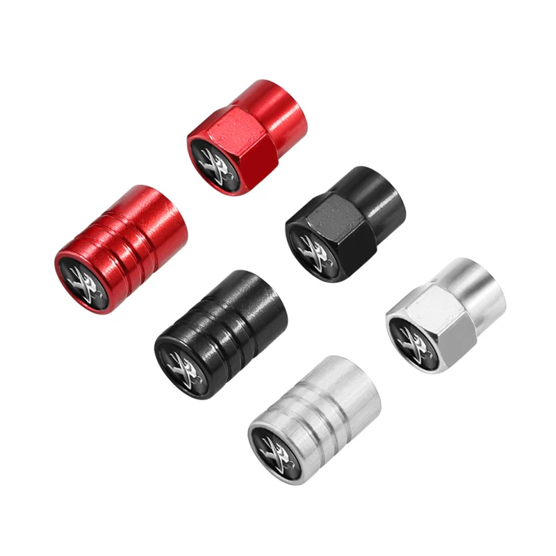 Car Tire Accessories Aluminum Alloy Dust Valve Caps 4Pcs For Peugeot Models
