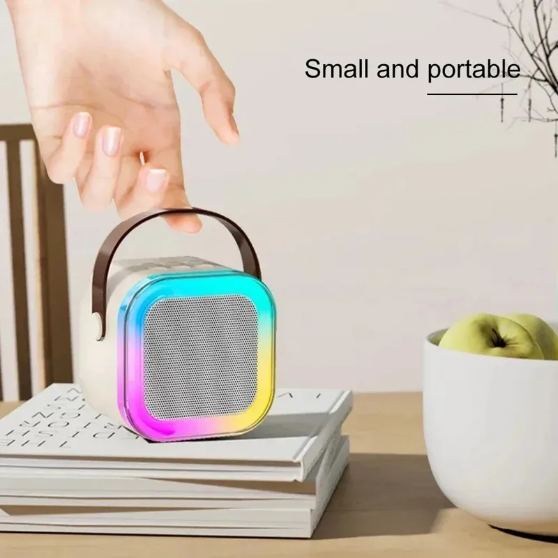 Portable Bluetooth Speaker System with Wireless Microphones
