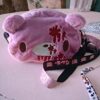 Gloomy Bear plush crossbody bag: Pink, cute - edgy with “blood - splatter” details. A fun, unique pick for fans. - Image 5