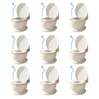 Baby Potty Toilet with Wipe Storage Removable Potty Pot for Bedroom Babies 2