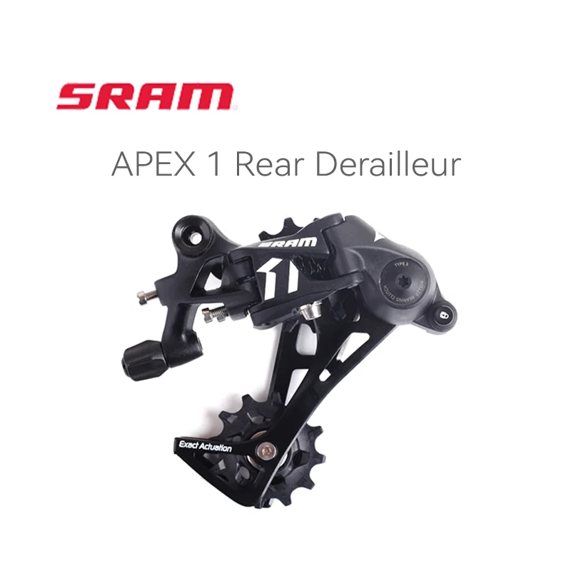 Sram Apex 1X11 11 Velocità Bici Da Strada Bicicletta Rd Deragliatore Posteriore X-Horizon™Tipo 3 Gabbia Di Bloccaggio Gabbia Lunga 42T Max Accessori P