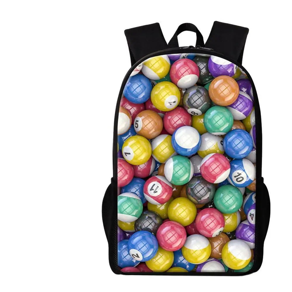 Classic Football Printed School Bag For Boys High Quality Polyester Backpack Children Big Bookbag Men Outdoor Casual Bagpack