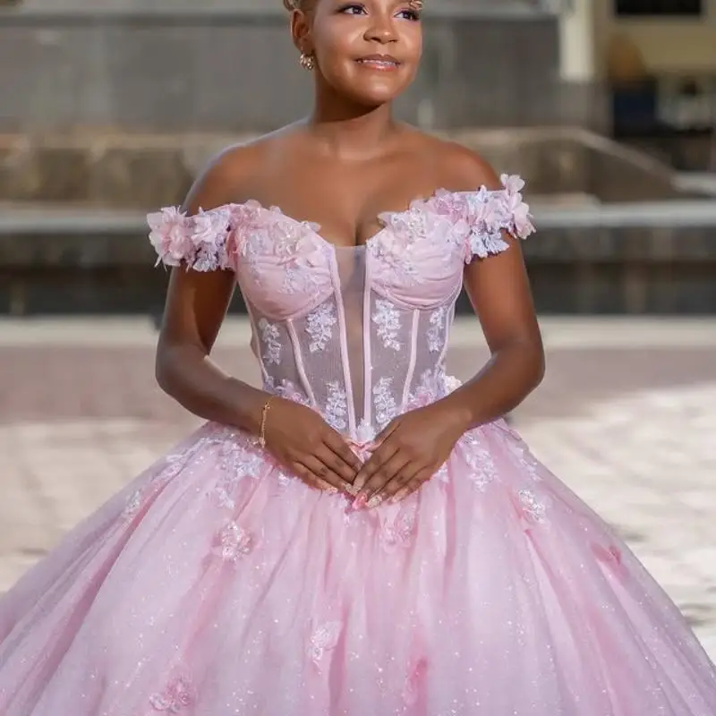  ̴ ũ   Quinceanera Dres Tull applique  ̽ vestidos de 15 Quinceanera ?