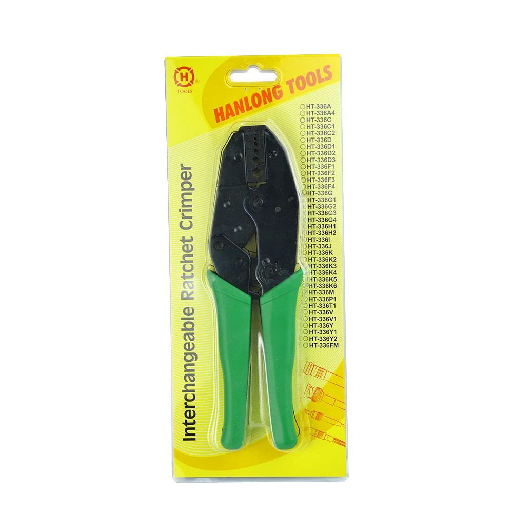 Yellow Coaxial Cable Crimping Tool for RG8 RG11 LMR400