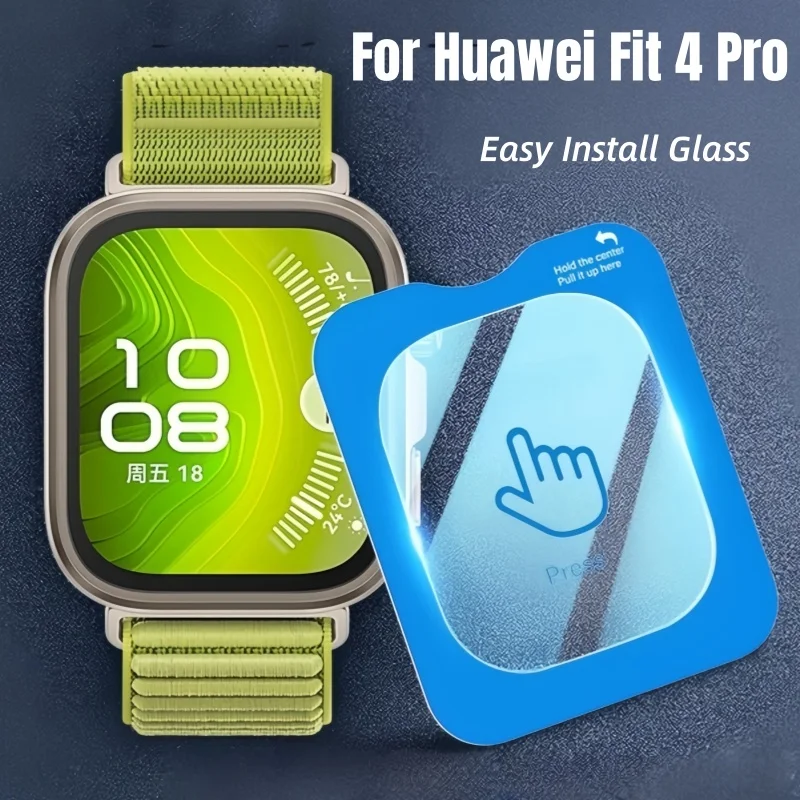 1-3PCS Tempered Glass For Huawei Watch Fit fit4 Pro One-Click