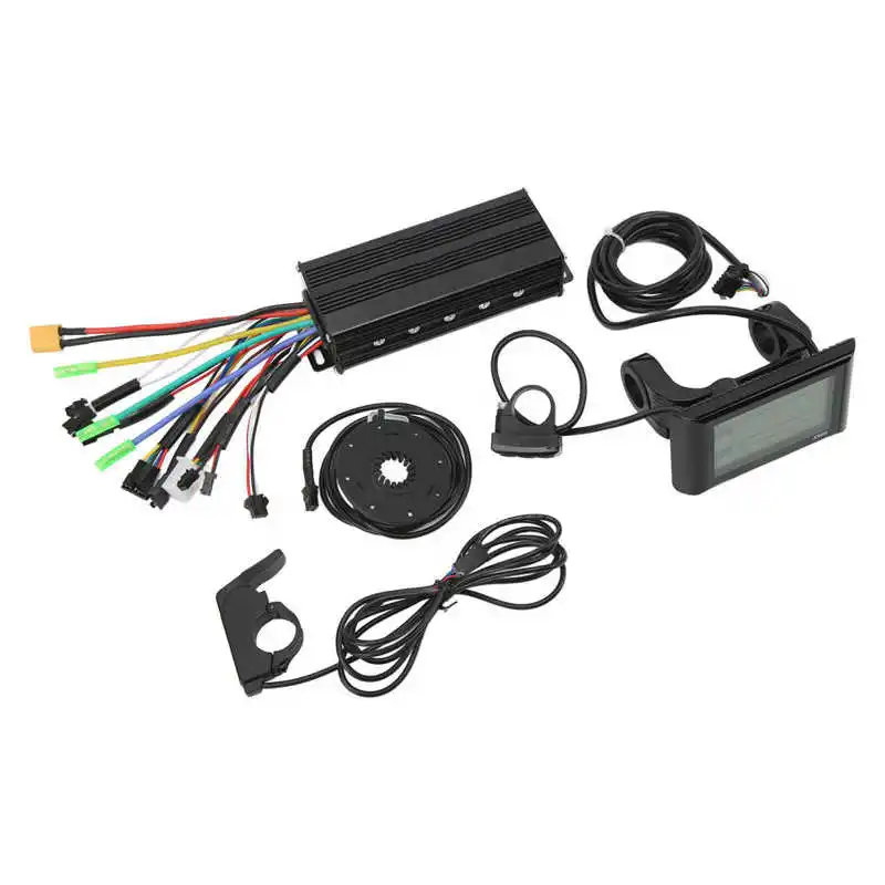 EBike30ASineController24V36V48VElectricBicycleControllerS900DisplayThrottlePAS