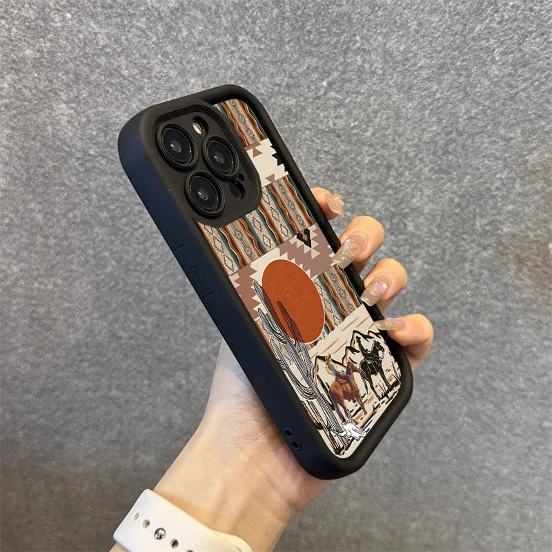 Coque Gel Souple Motif Fantaisie Pour IPhone 6 Plus 5.5 Pouces - Indien - Neuf