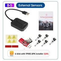 JMCQ USB Android TPMS Tire Pressure Monitoring System 116 Psi Alarm System  5V Internal External Android Navigation Car Radio - Image 6