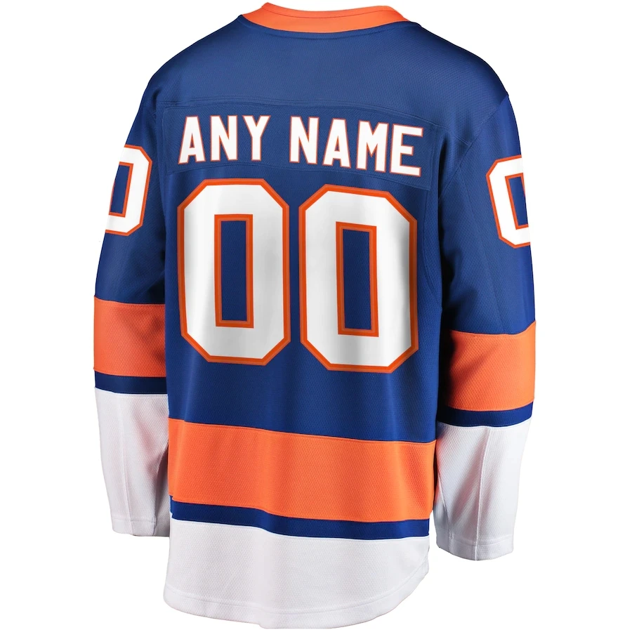 

Wholesale Embroidery New York Hockey Jersey Name No. 13 Mathew Barzal 27 Anders Lee Ice Hockey Uniform