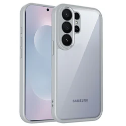 Rugged Transparent Armor Shockproof Phone Case - Galaxy S26 Pro (Gray)
