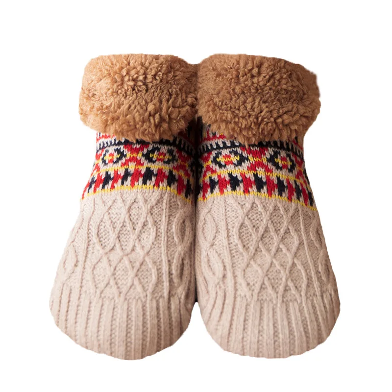 Herbst Winter Boden Socken Hause Warme Frauen Männer Socken Schnee Socken Schlaf Teppich Socken Hausschuhe Socken Männer Nicht-slip yoga Socken 2024 – Detail 4
