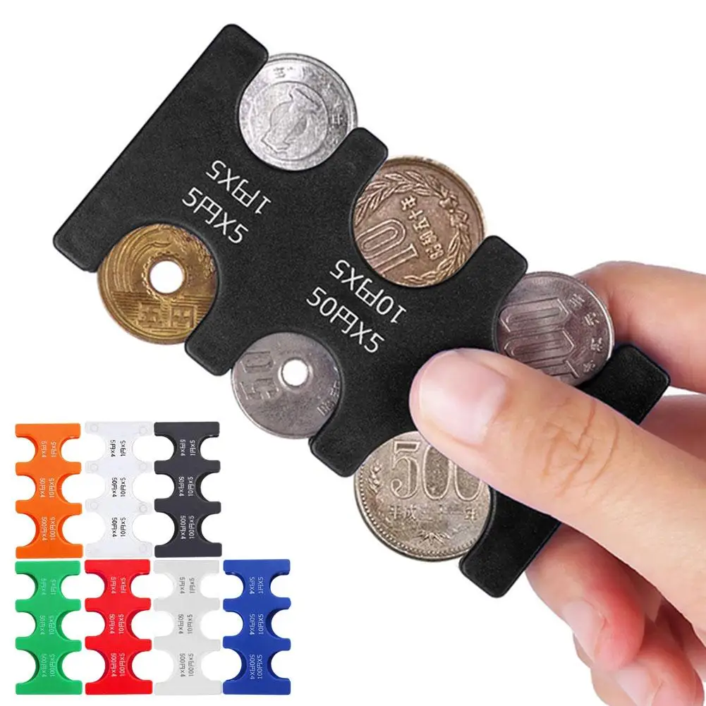 Coin Dispenser Coin Collection Purse Wallet Organizer Holder For Car Changer Holder Portable Euro Storage C1Y0 coin purse coin wallet change bag