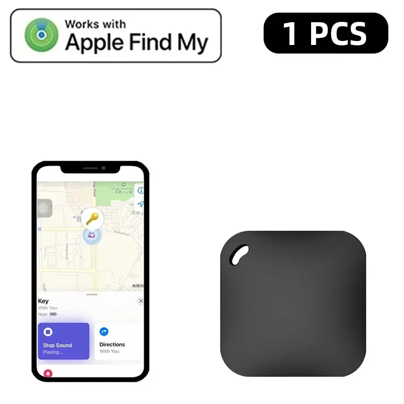 Work with Apple Find My APP Smart Bluetooth GPS Tracker ITag Anti Lost Reminder Device MFI Rated Locator Car Key Pet Kids Finder