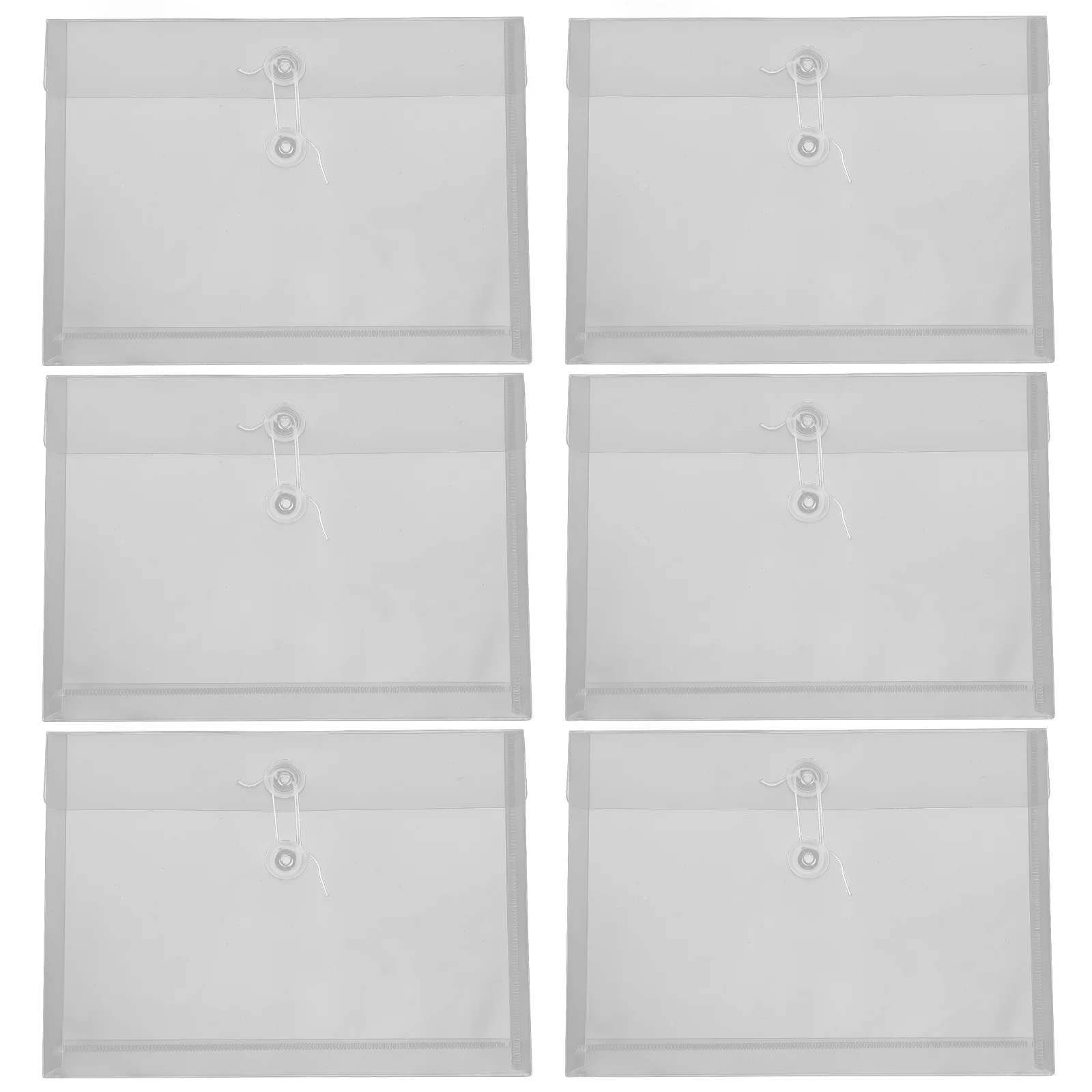 

12 Pcs Envelope Folder File Bag Document Folders Plastic Envelopes Organizer Clear Pouch