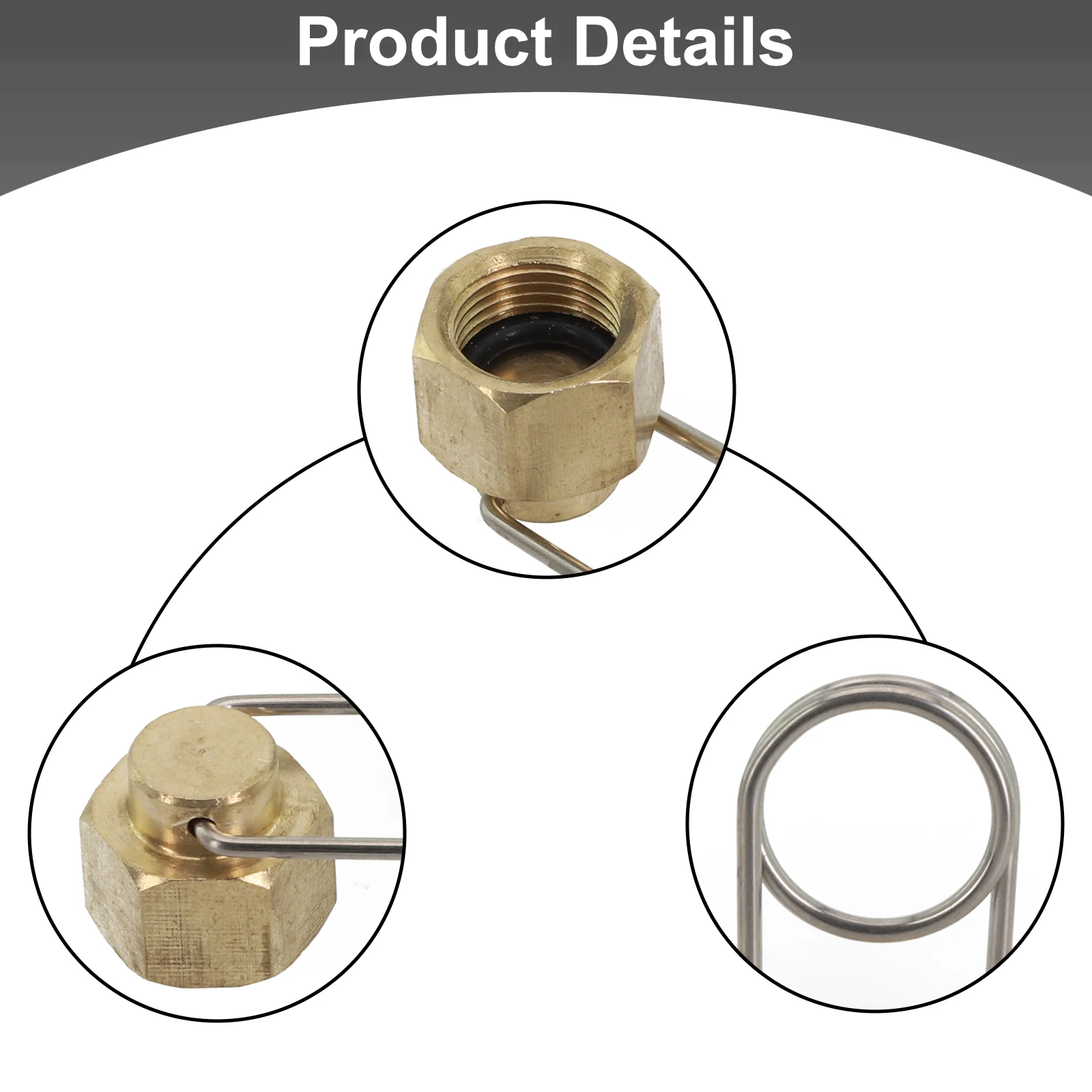 Outdoor Stove Cable Plug Cap Camping Gas Tank Cap Liquefied Gas Connection-Line Blocking Accessories 1pc