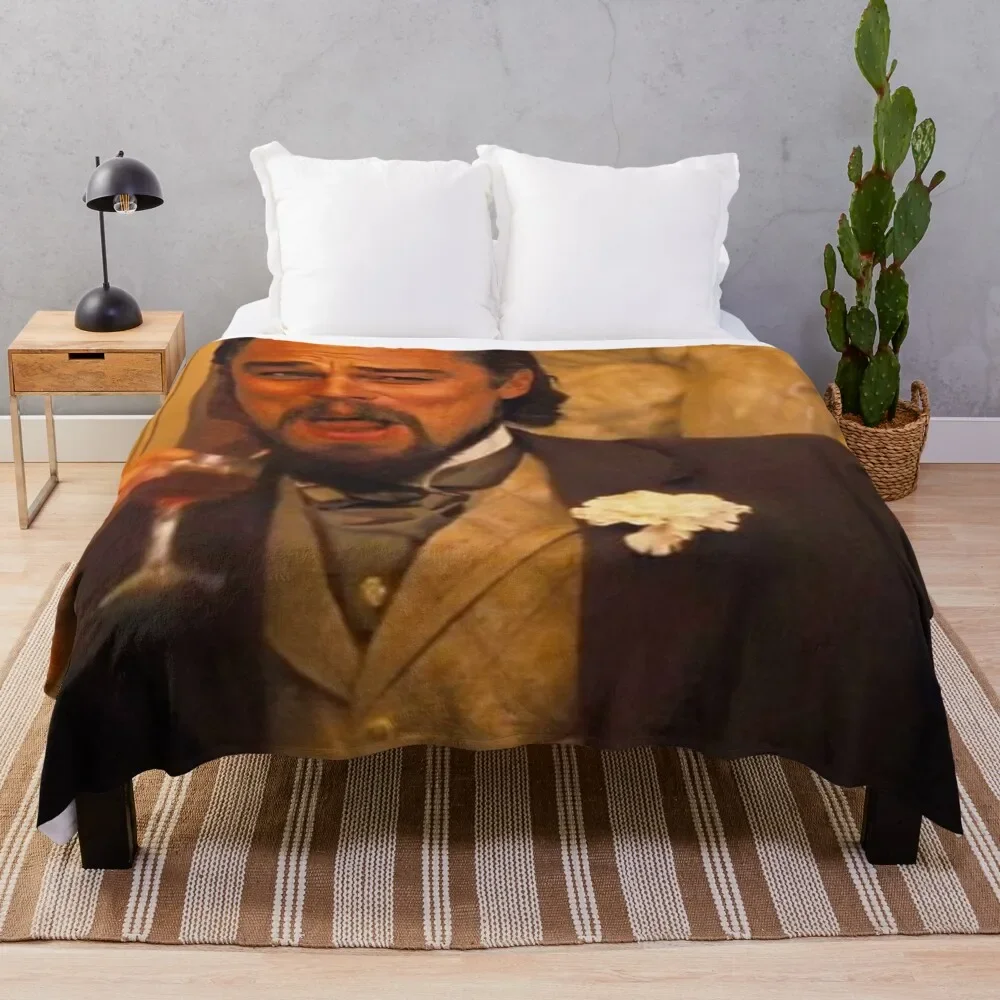 

Leonardo DiCaprio Meme Throw Blanket Cute Plaid Plaid Thin Blankets