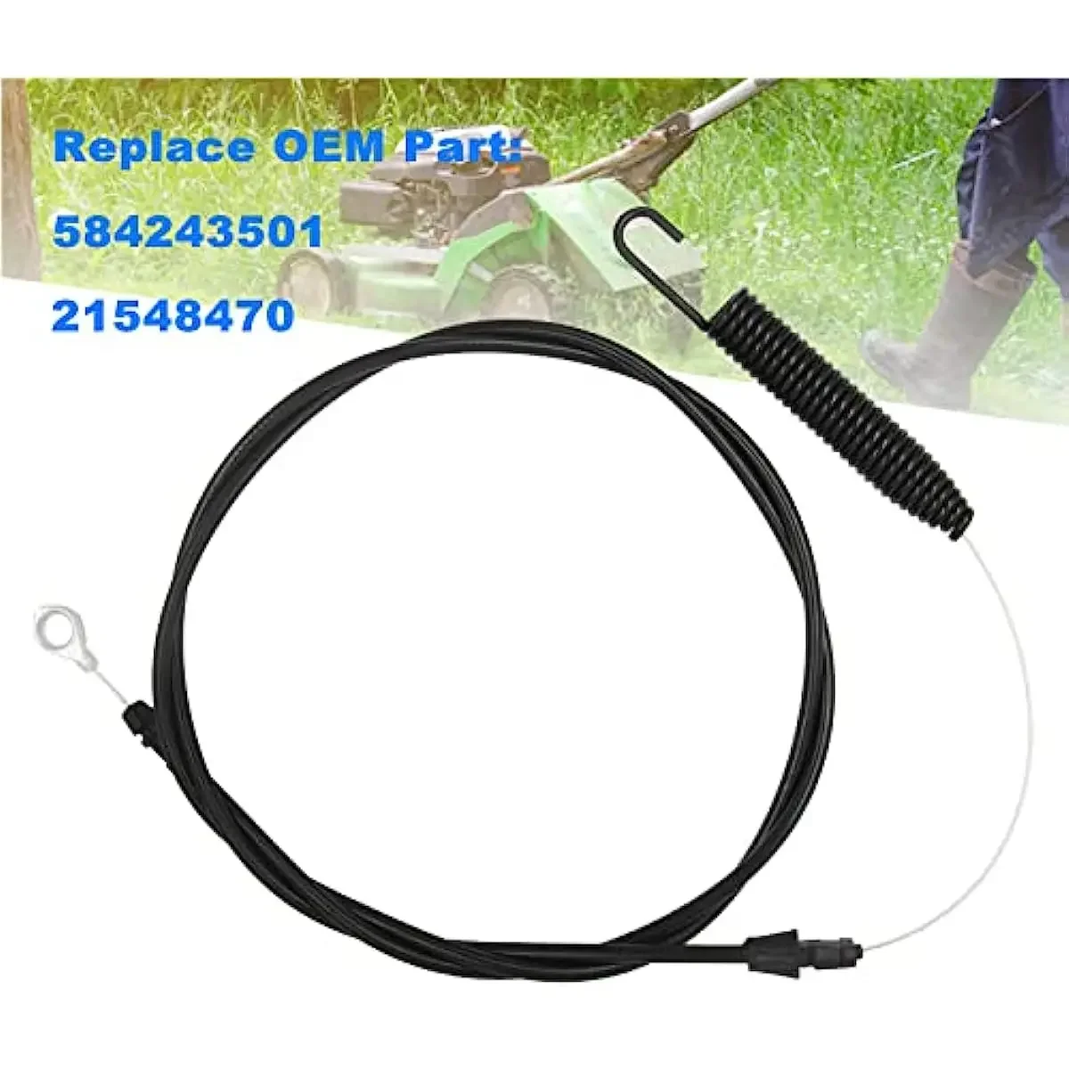 Craftsman Yt4000 Deck Engagement Cable For Husqvarna Mowers – Replaces 532435111, 435111, 197257 Husqvarna Cable - Foto 7