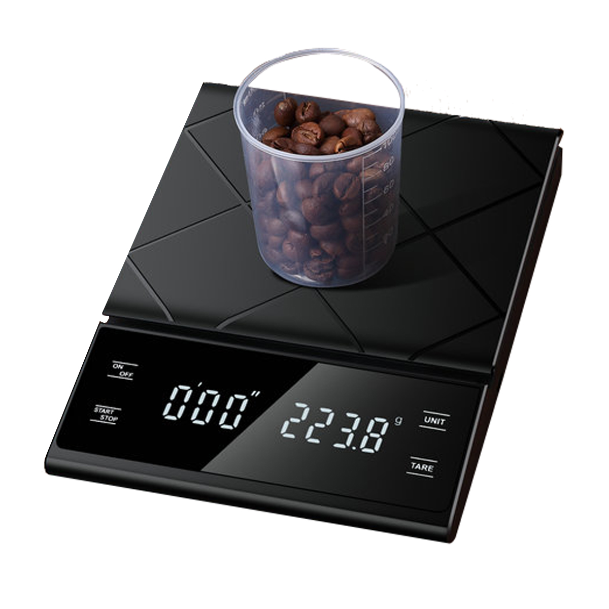 Timer coffee scale Food Scale Digital Kitchen Scale Electronic Pocket Scale for Baking, Cooking, Coffee, Jewelry  5kg/0.1g