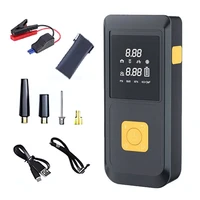 Car Tire Inflation Pump Car Jump Starter  Mobilephone Recharger Electric Motorcycle Car Battery Starter Auto Tyre Inflator 1