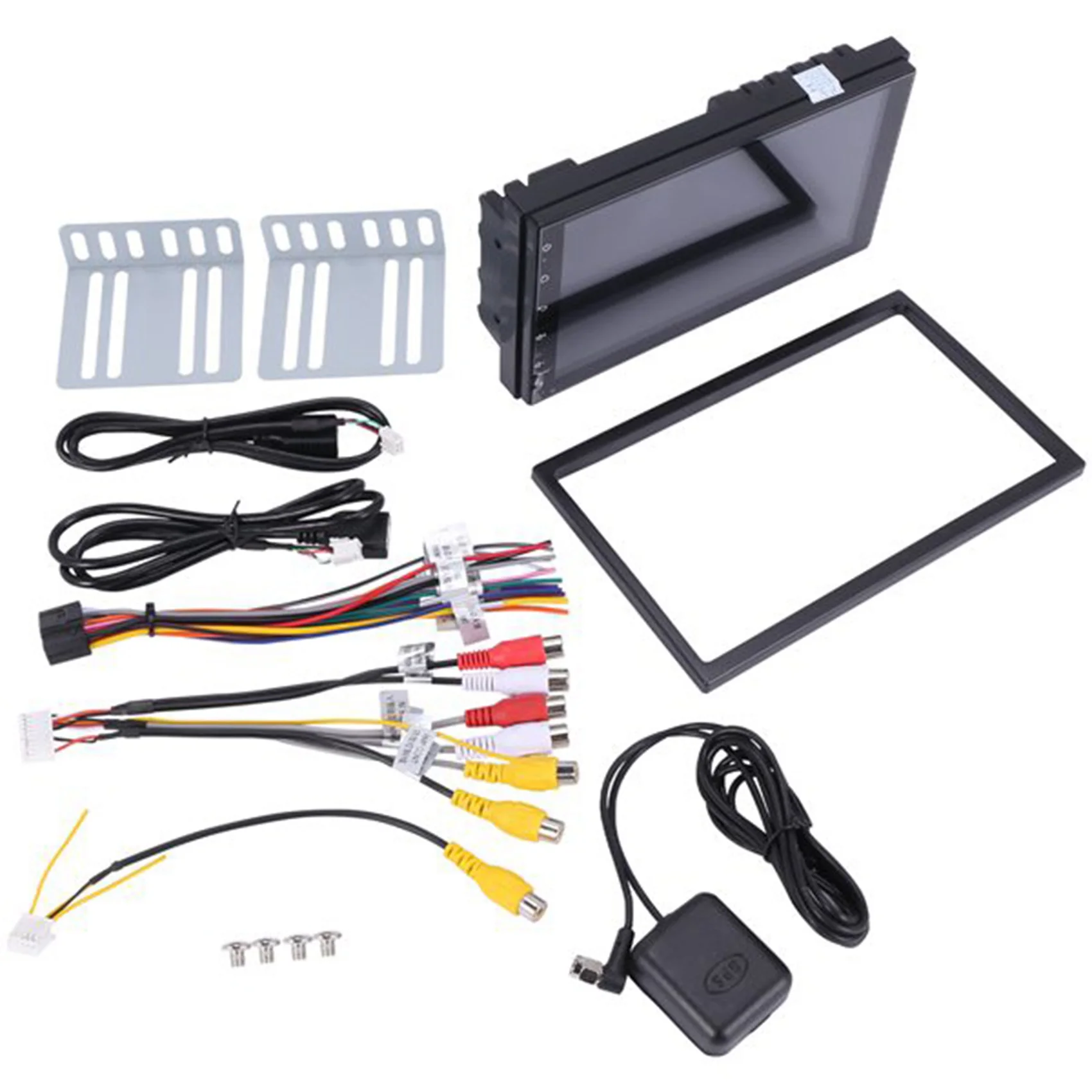 

Универсальный Автомобильный мультимедийный mp5-плеер, 2Din, Android 10,0, GPS-навигация, 7-дюймовый HD контактный экран, автомобильное стерео радио