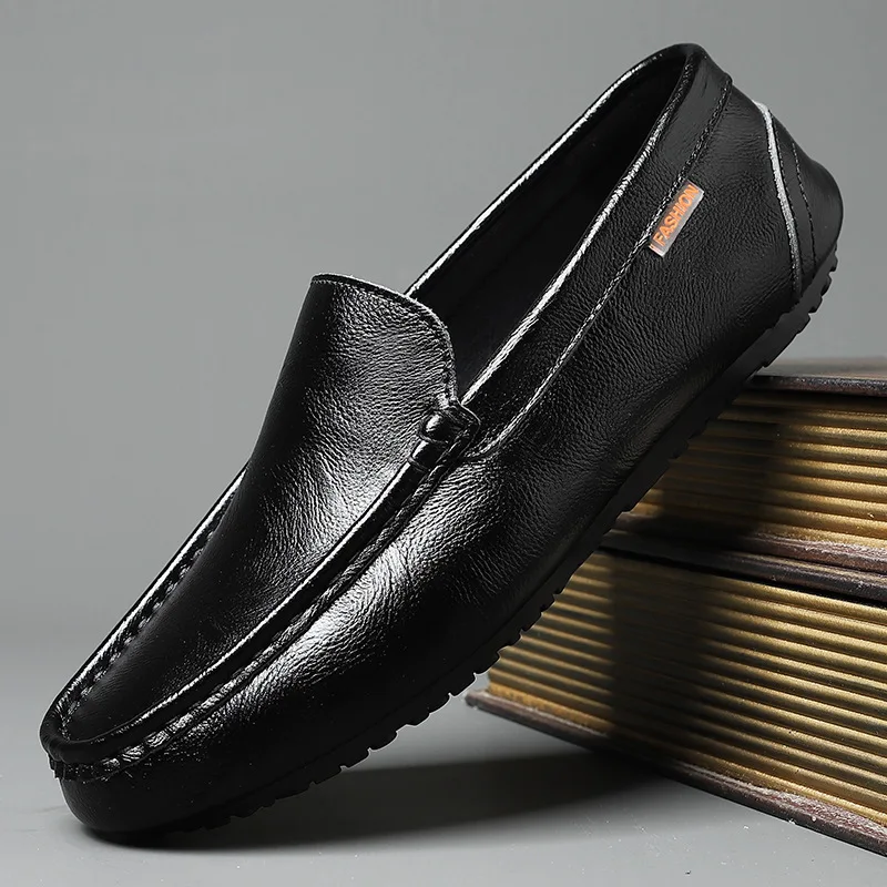 Leather Shoes Genuine Leather Men Casual Loafers Moccasins