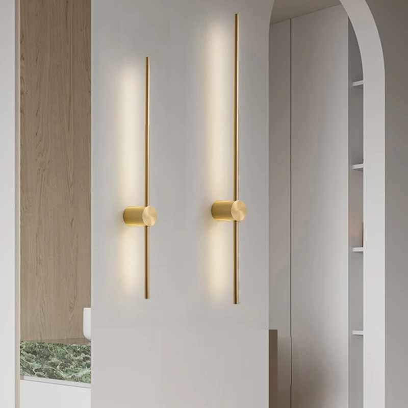 Led Wall Lamp Wall Lamp LED Contemporary Long Strip Wall Lamp for Indoor Living Room Bedroom Dining Room Bathroom