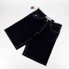 Harajuku Gym Basketball Shorts Men Big Boy Retro Hip Hop Cartoon Graphic Streetwear Denim Shorts Embroidery Baggy Jorts New 2