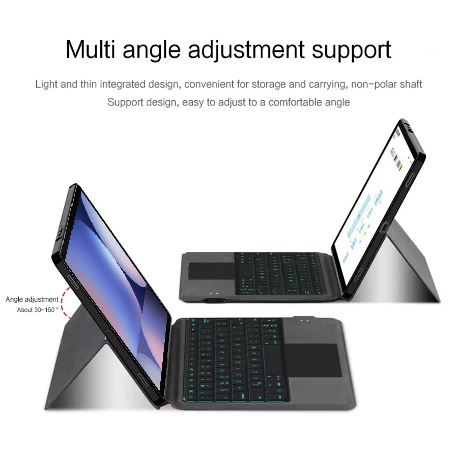 Premium Detachable Backlit Keyboard Case