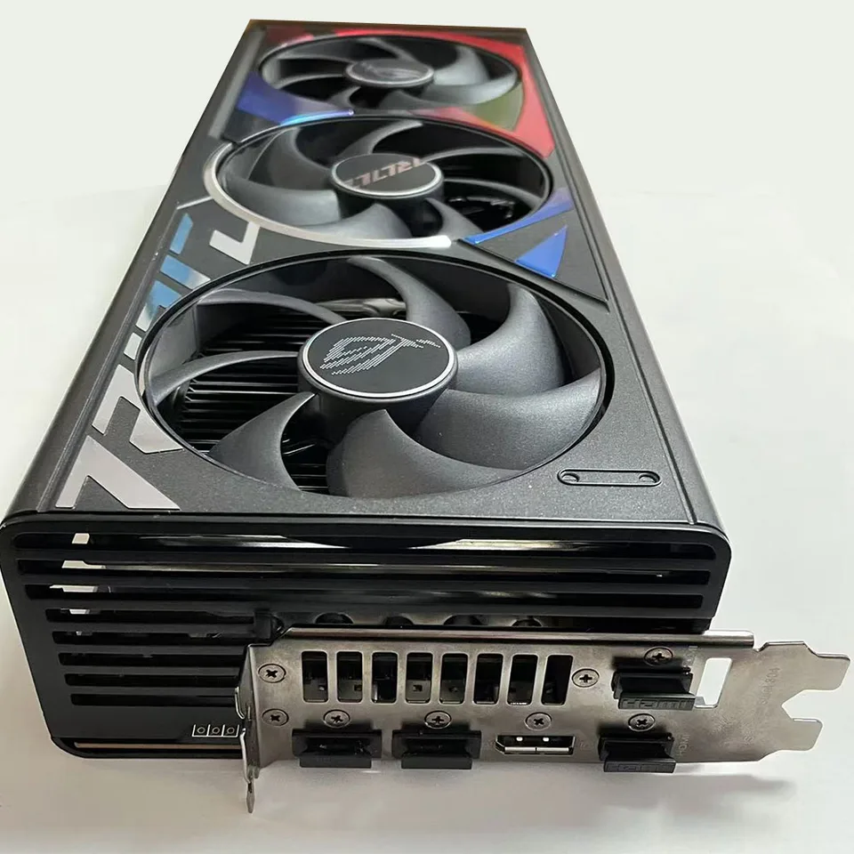 ASUS ROG RTX 4090 ヒートシンク　ファン　バックプレート　LED 通販値下 ASUS ROG RTX 4090 ヒートシンク ファン バックプレート LED