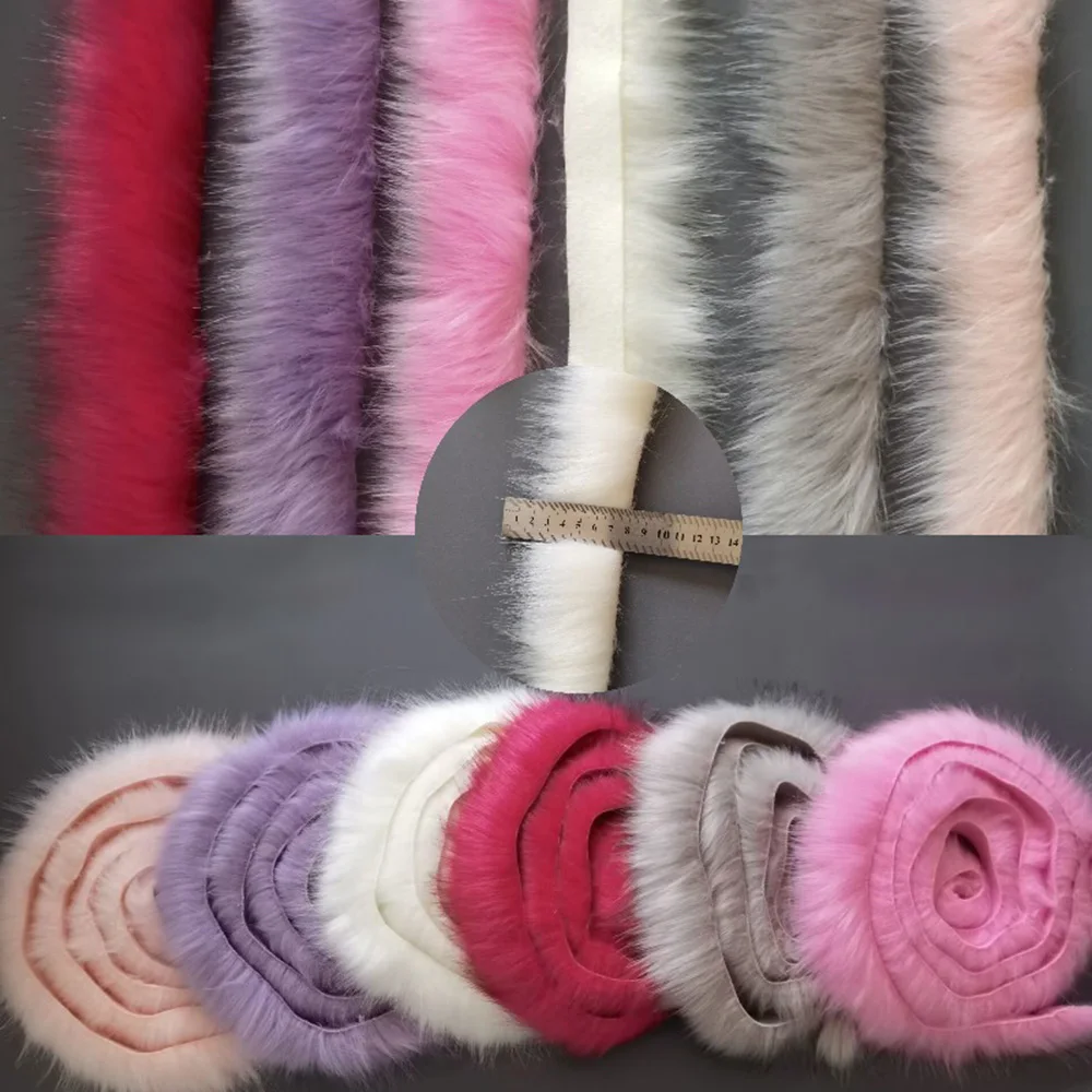 Fur Fabric Trim Clothes Accessories Artifical Thickened