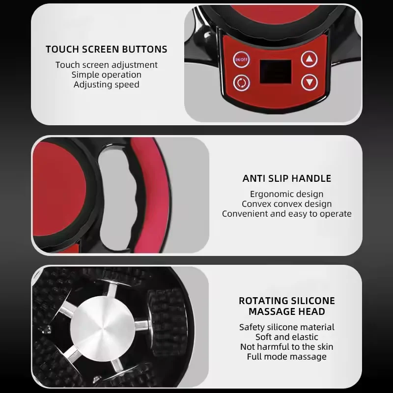Upgrade Fitness Roller Vibration Massager Cellulite Reduction Body Shaping Machine Buttock Lifting Home Use Body Slimming Device