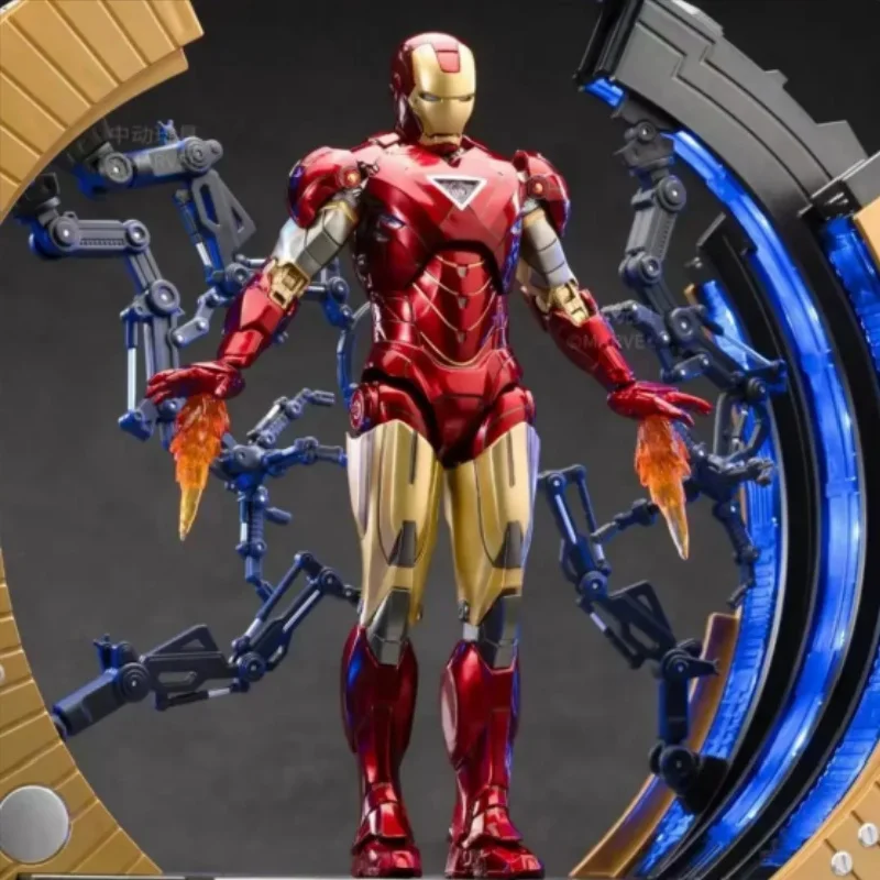 ZD Toys Marvel Legend The Avengers Iron Man MK6 WITH SUIT-UP