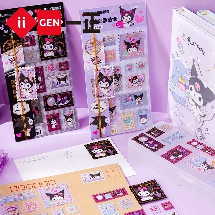 

24 шт., наклейки Sanrio с изображением семьи