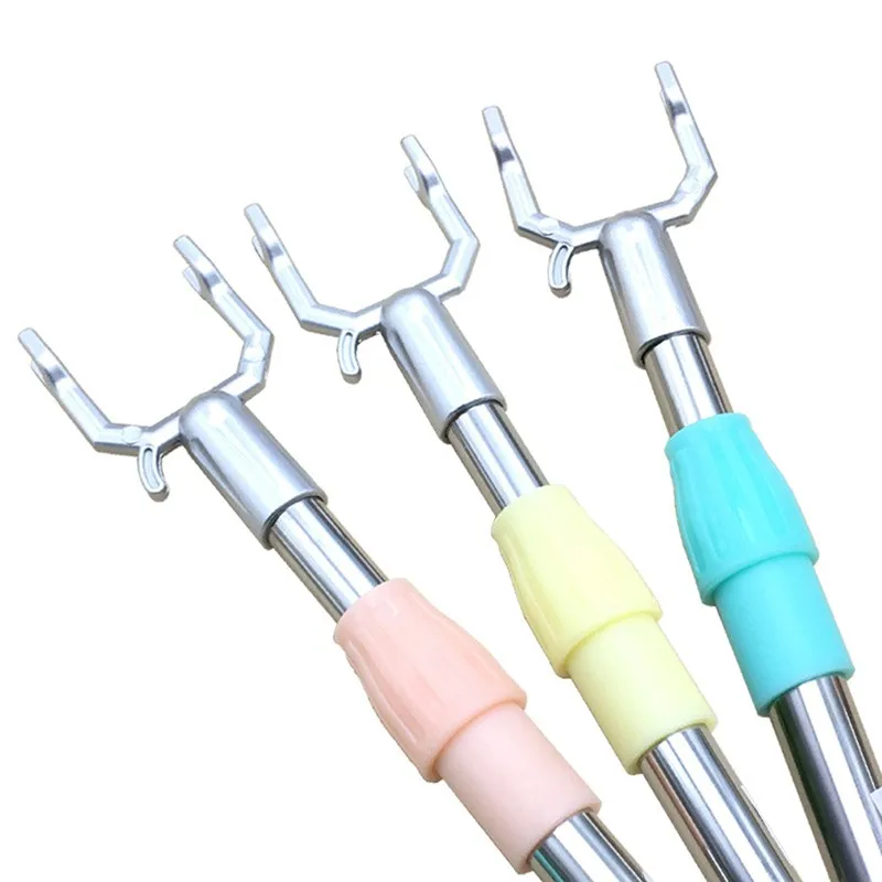 1Pc Clothes Rod Joint Aluminum Alloy Clothes Fork Head Portable Household Durable Clothes Rod Metal Head Household Accessories 4