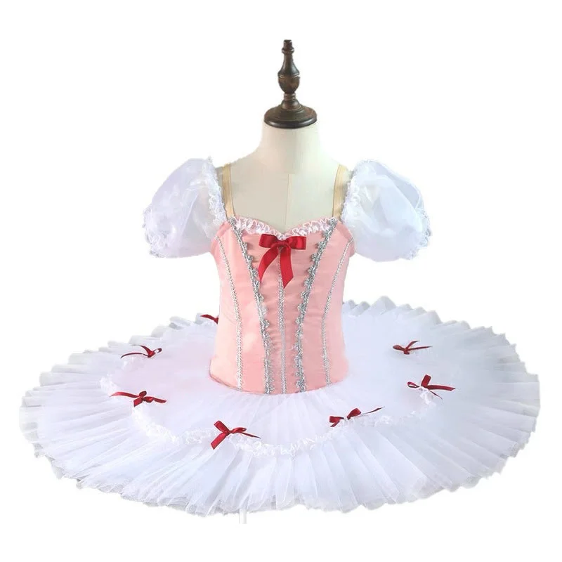 

2022 Whhite Professional Ballet Tutu Child Kids Girls Adulto Pancake Tutu Multicolor Classical Ballet Costumes Ballerina Dress